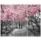 Designart Photographic Floral Cherry Blossoms Landscapes On Wrapped Canvas Set